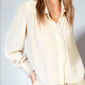 Le Fou by Wilfred Blouse Marta 100% silk